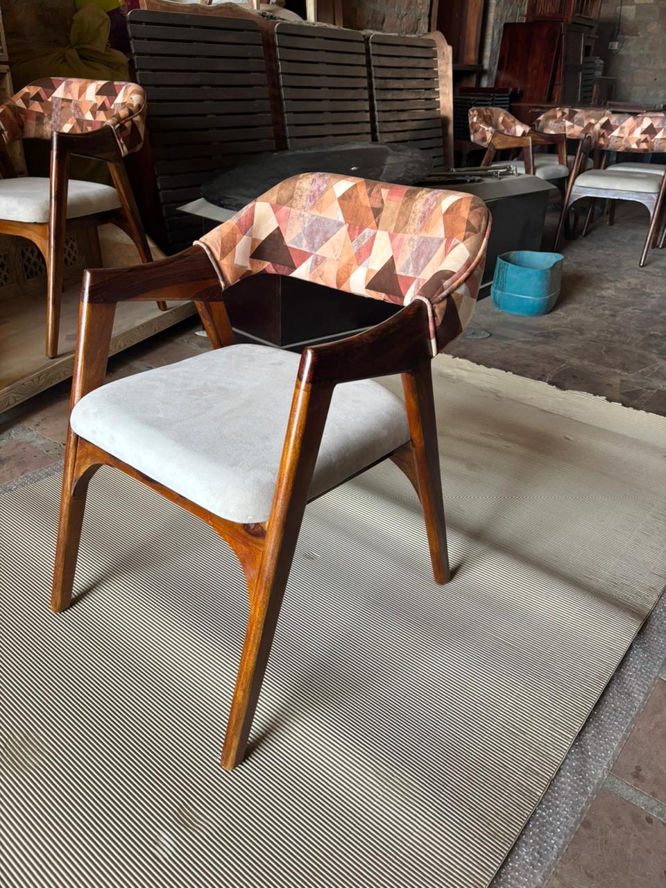 Restaurant Metal Cane Chair