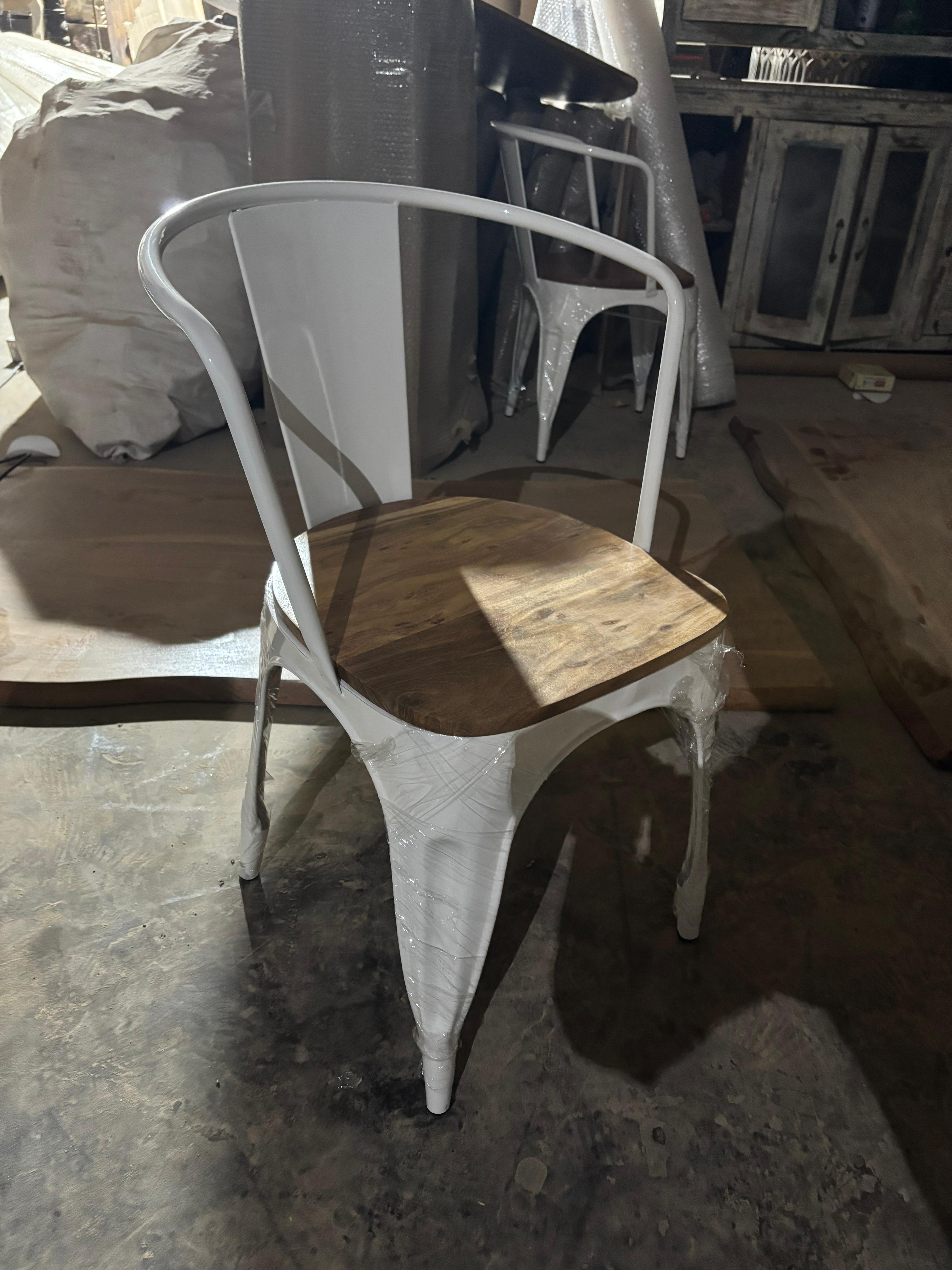 Restaurant Metal Cane Chair