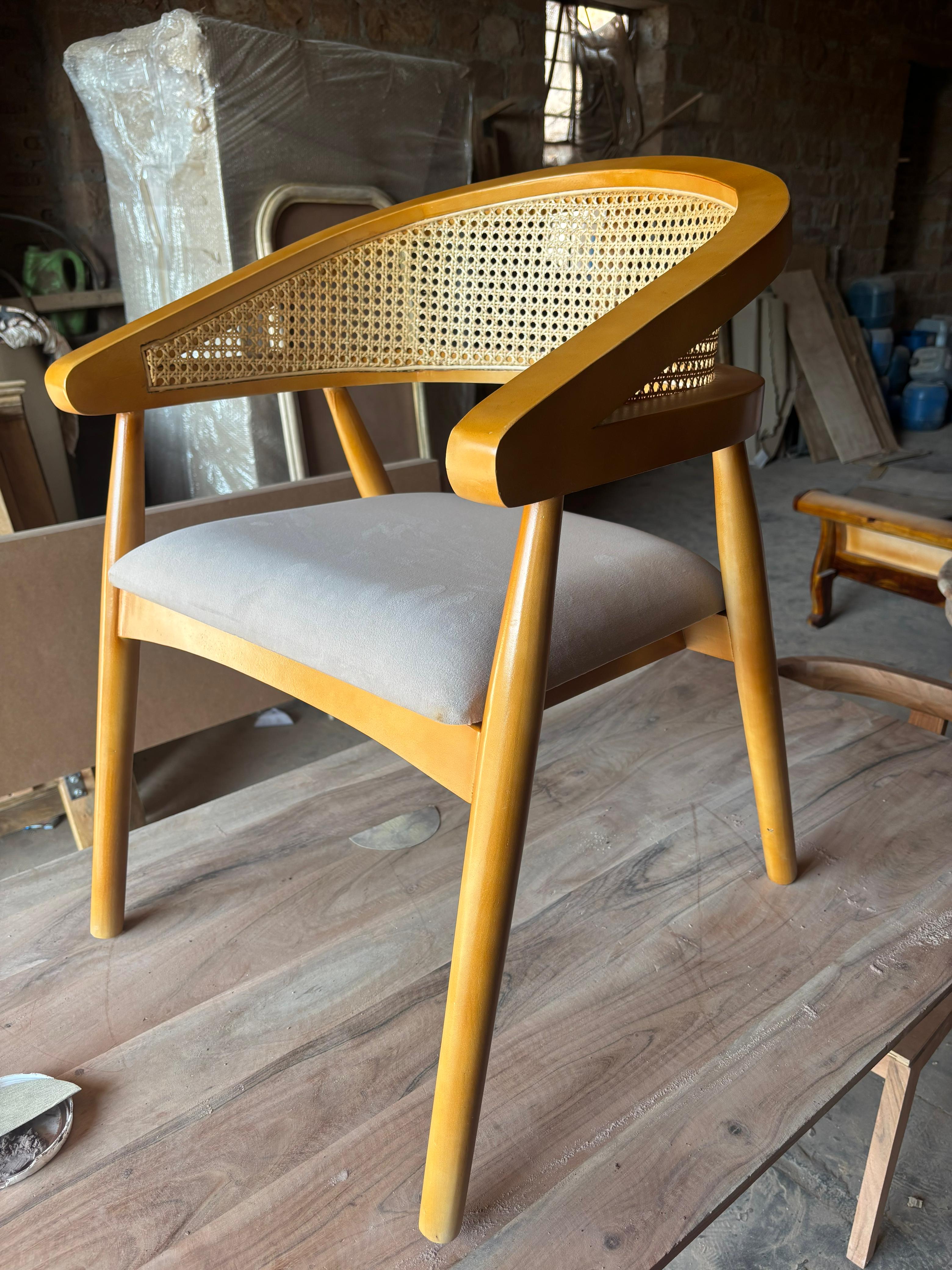 Metal Cane Restaurant Chairs